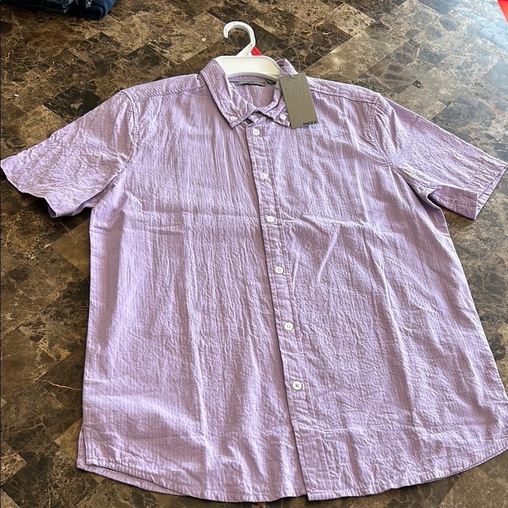 🆕 NWT MEXX Lavender Men's Shirt size M